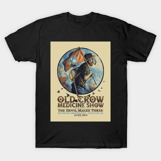 Old crow medicine show T-Shirt by Astroaurtss